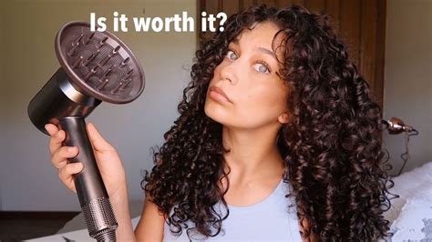 Dyson Supersonic Hairdryer for Curly Hair? | DETAILED first impressions ...