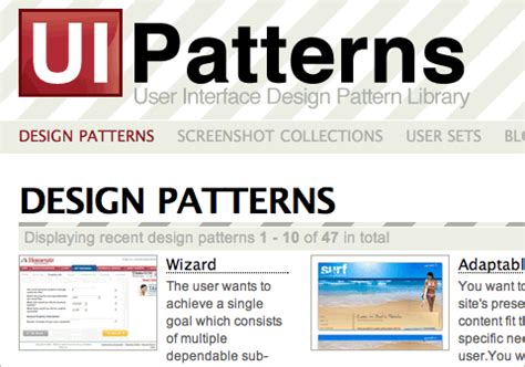 40+ Helpful Resources On User Interface Design Patterns — Smashing Magazine