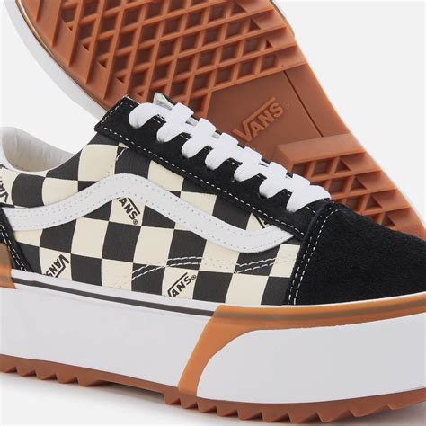 Vans Canvas Old Skool Stacked in Black,White (Black) - Lyst