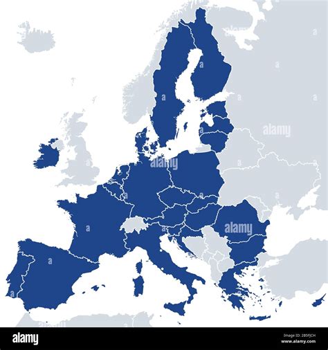 European Union Member States Map