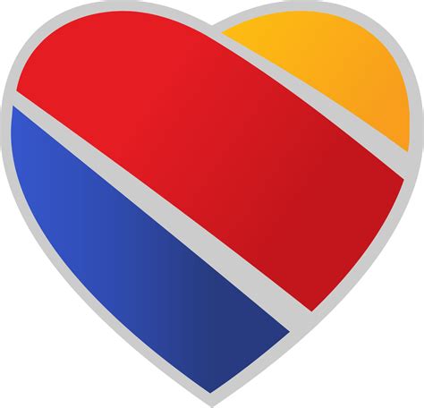 Southwest Airlines logo in transparent PNG and vectorized SVG formats