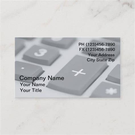 CPA Business Cards | Zazzle.com