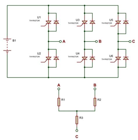 Three Phase Inverter Circuit Diagram - 120 Degree and 180 Degree ...