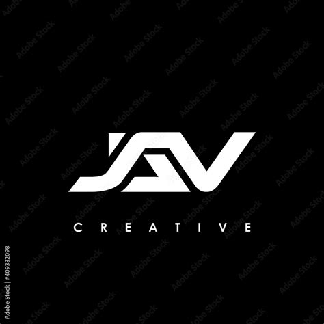 JAV Letter Initial Logo Design Template Vector Illustration Stock ...