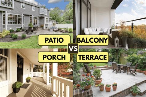 Balcony Vs Patio Vs Terrace Vs Porch: Pros, Cons, And Major Differences