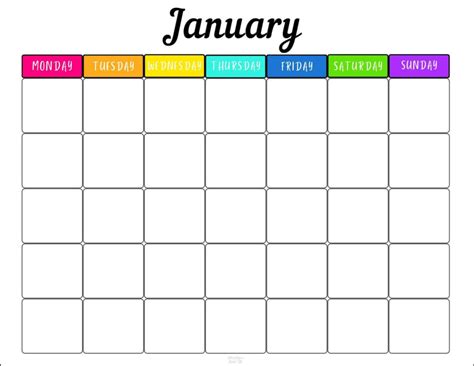 10 The Origin Printable Month Calendar With To-Do List