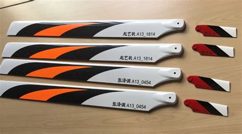 Rjxhobby Carbon Fiber 2 Blades For Rc Helicopter - Buy Carbon Fiber 2 ...