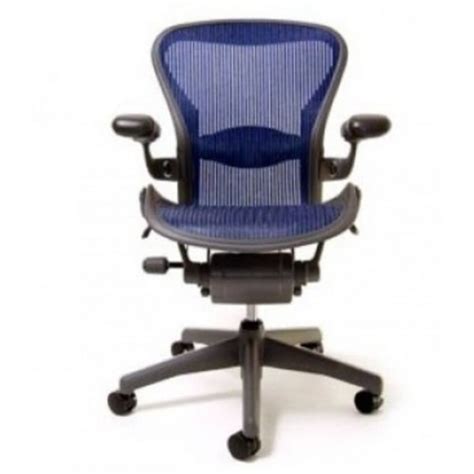 Herman Miller Aeron Chair Size B Fully Featured Cobalt Blue, Executive ...