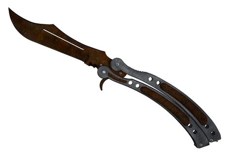 CSGO Butterfly Knife Rust Coat, Toys & Games, Video Gaming, In-Game ...