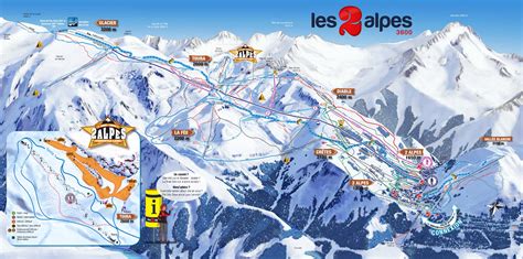 Les Deux Alpes Piste Map – Free downloadable piste maps.