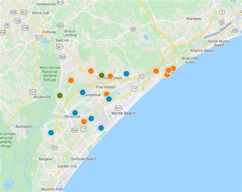 Carolina Forest Myrtle Beach Map