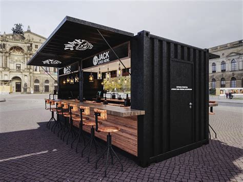 Jack Daniels on Behance in 2022 | Container coffee shop, Container cafe ...