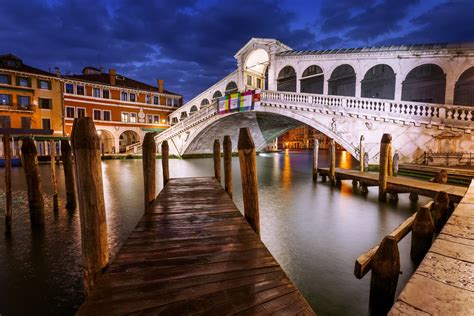 Venice, Italy, is all about canals and the bridges that cross them ...