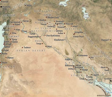 Mésopotamie: Émergence des villes - Encyclopédie de l'Histoire du Monde