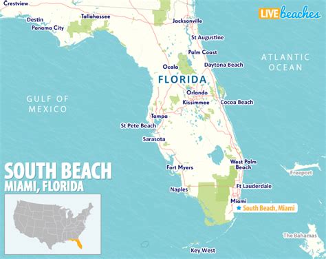 Miami On The Map Of Florida - Ronny Cinnamon