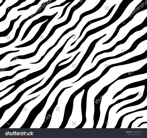 Vector Zebra Pattern Background Stock Vector (Royalty Free) 1290655924 ...