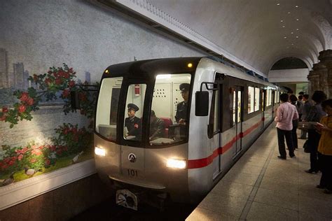 Inside North Korea's Pyongyang Metro subway system