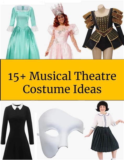 Musical Theater costumes for Halloween parties!