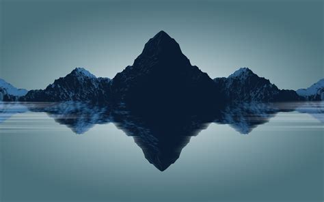 Majestic Reflections: 4K Ultra HD Mountain Art