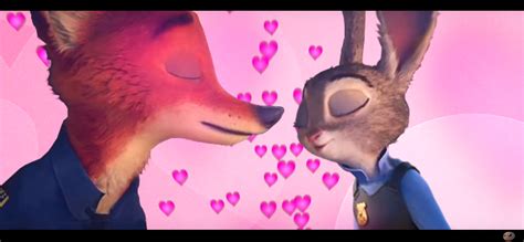 Zootopia Judy And Nick First Kiss by kazerxestelaris on DeviantArt