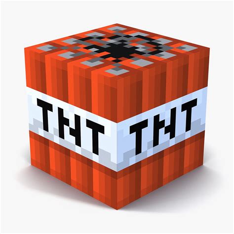 Minecraft TNT 3D Model #AD ,#Minecraft#TNT#Model Minecraft Crafts, Tnt ...