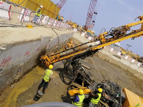 Diaphragm Wall Installation – Ammico Contracting W.L.L.