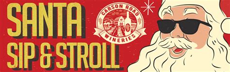 Nello Olivo and Carson Road Wineries annual Santa Sip & Stroll