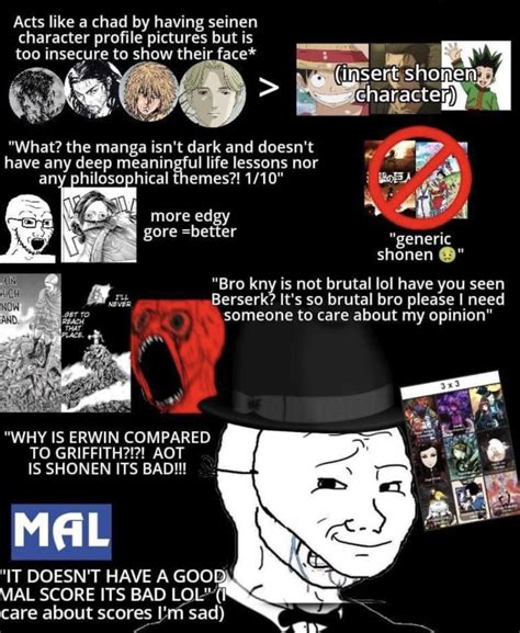 Seinen Elitist StarterPack | /r/starterpacks | Starter Packs | Know ...