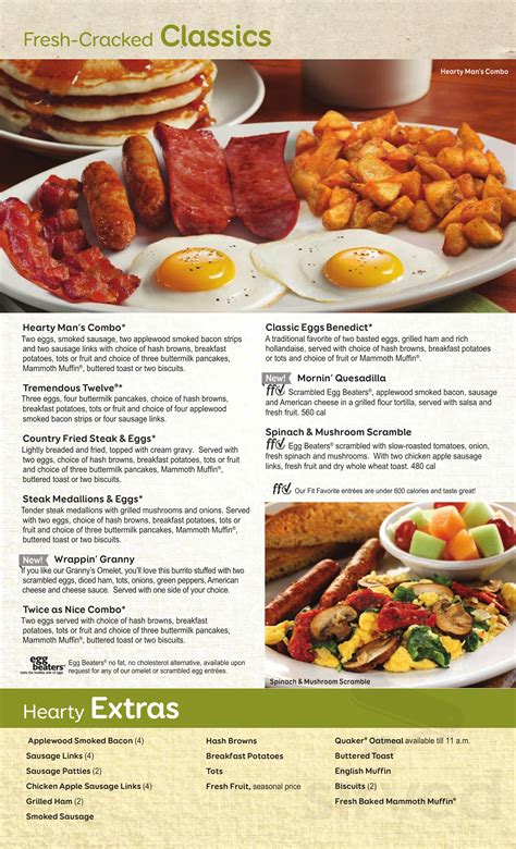 Perkins Restaurant & Bakery menu in Shakopee, Minnesota, USA