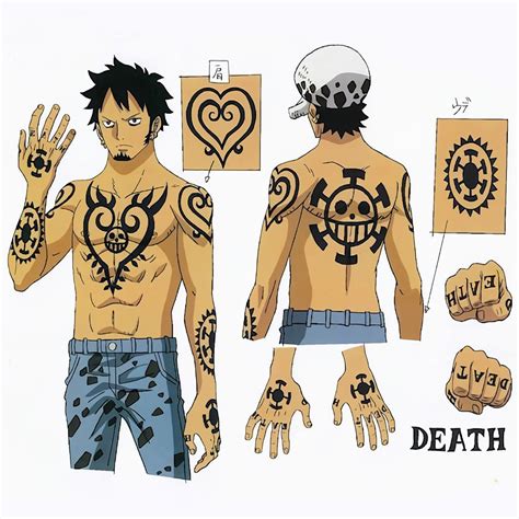 Trafalgar Law FULL Temporary Tattoos Set – TattooIcon