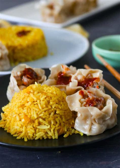 Siomai Rice (Pork Shu Mai with Java Rice) | Woman Scribbles