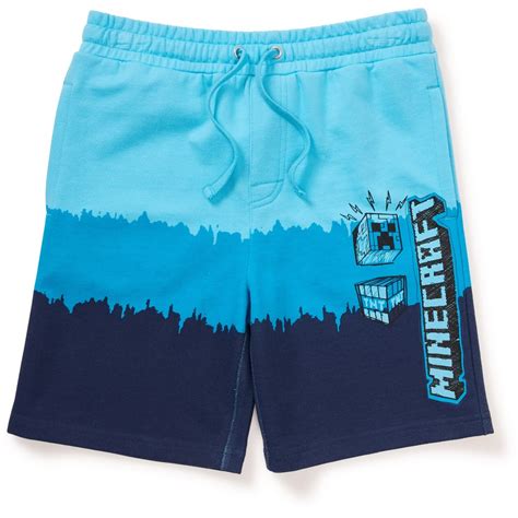 Minecraft Boys Shorts - Blue | BIG W