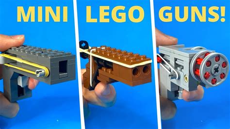 How To Make 3 EASY Lego Guns !! (part 3) - YouTube