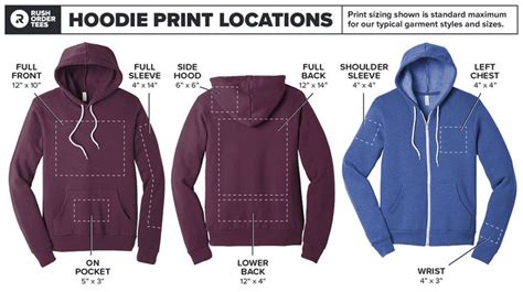 hoodie logo placement guide - Linnie Winston