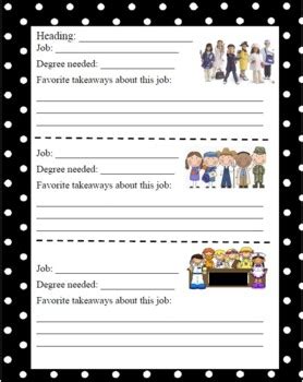 Career Day Worksheet by Ms Vs Crazy Kindergarten | TpT