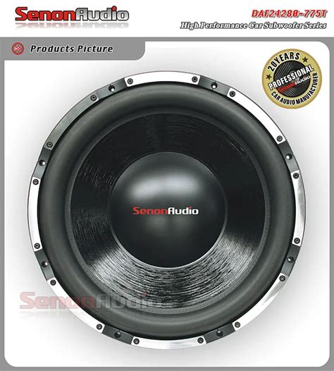 24inch Subwoofer Car Die-cast Aluminum Basket Powered Speakers Spl ...