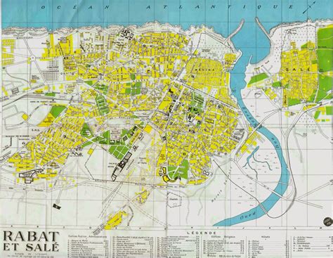 Mapas de Rabat - Marrocos | MapasBlog