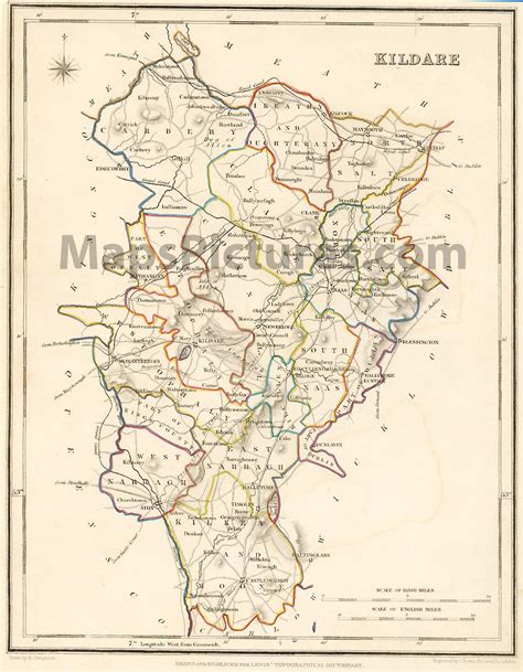 County KildareIreland - Map 1837