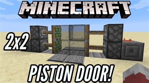 Minecraft Sticky Piston Door