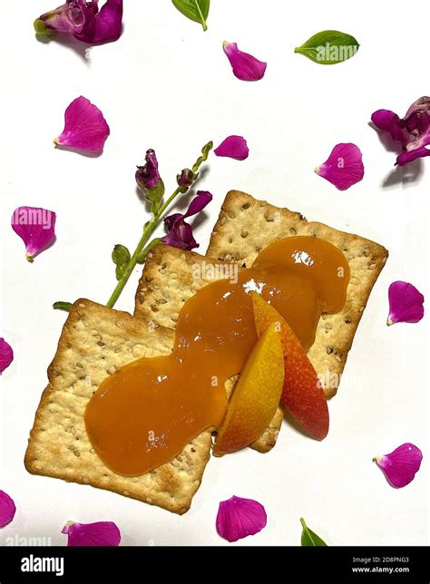 Jam on Toast Stock Photo - Alamy