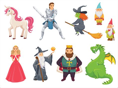 Fairy Tale Characters Stock Illustration - Download Image Now - iStock