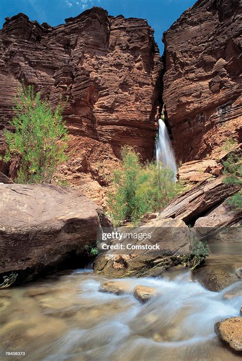 Deer Creek Falls Grand Canyon National Park Arizona High-Res Stock ...