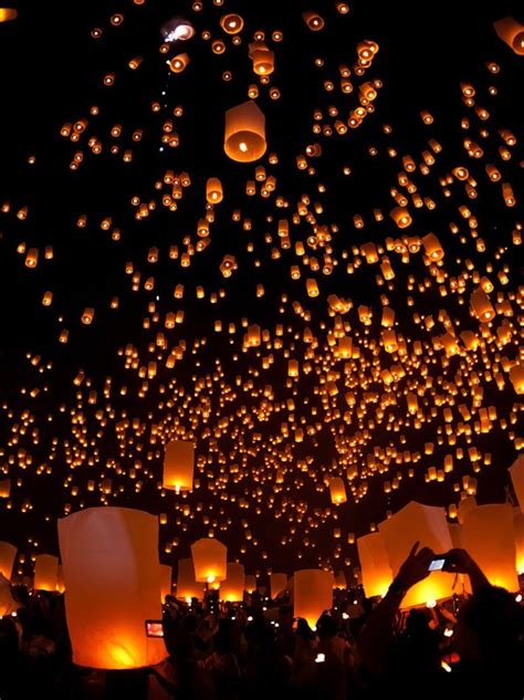 Sky Lantern Festival Thailand 2024 - Alexi Austina