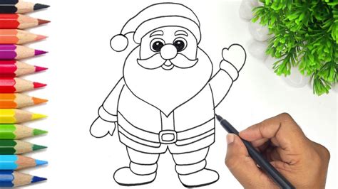 An Incredible Collection of Top 999+ Santa Claus Images for Drawing in ...