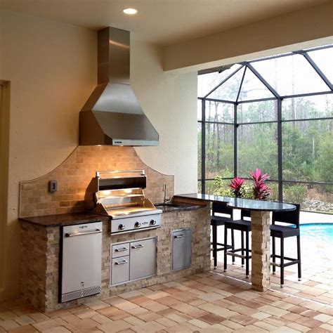 L-Shaped Outdoor Kitchens & Ideas | HL Posey Builders | Outdoor kitchen ...