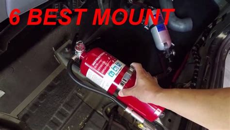 6 Best Fire Extinguisher Car Mount & Best Place to Mount Fire ...