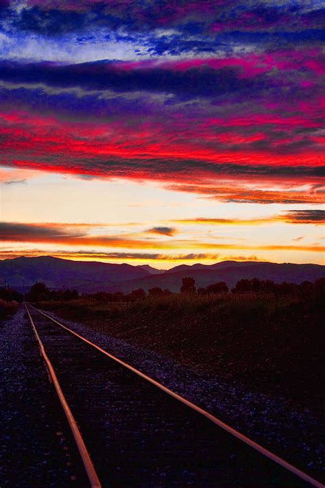 Train Track Sunset Photograph by James BO Insogna | Fine Art America