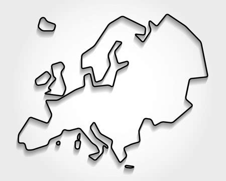 Europe Map Outline