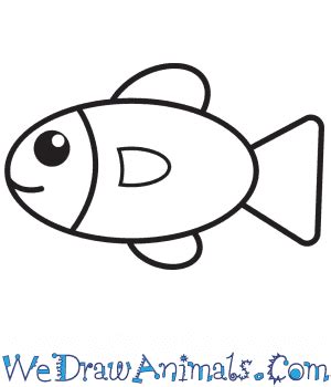 Fish Outline Drawing For Kids