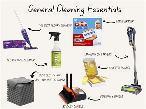 22 Must Have Apartment Cleaning Essentials